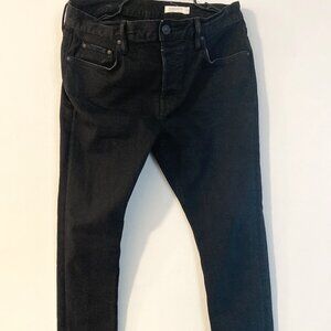 ALL SAINTS / Cigarette Jeans / Jet Black / w34 l32